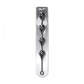 Silicone Waterdrop Anal Balls - XXL - 60mm - Black