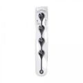 Silicone Waterdrop Anal Balls - XXL - 60mm - Black