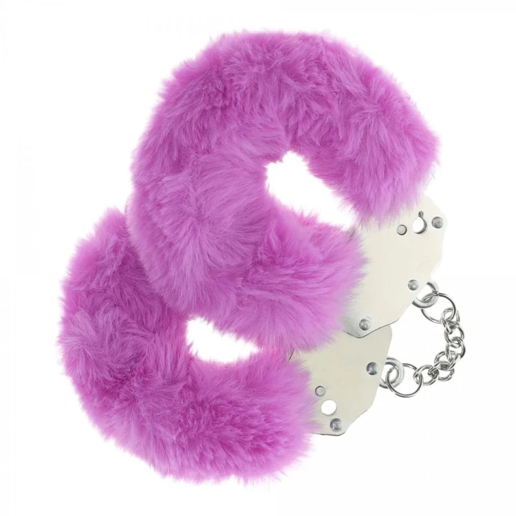 Heavy-duty Fluffy Handcuffs - Purple