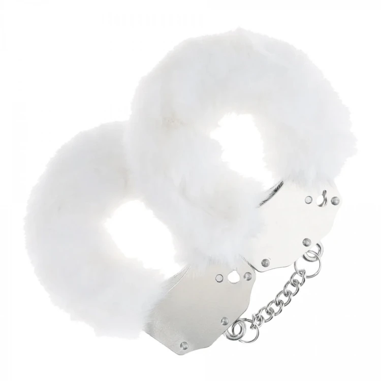 Heavy-duty Fluffy Handcuffs - White