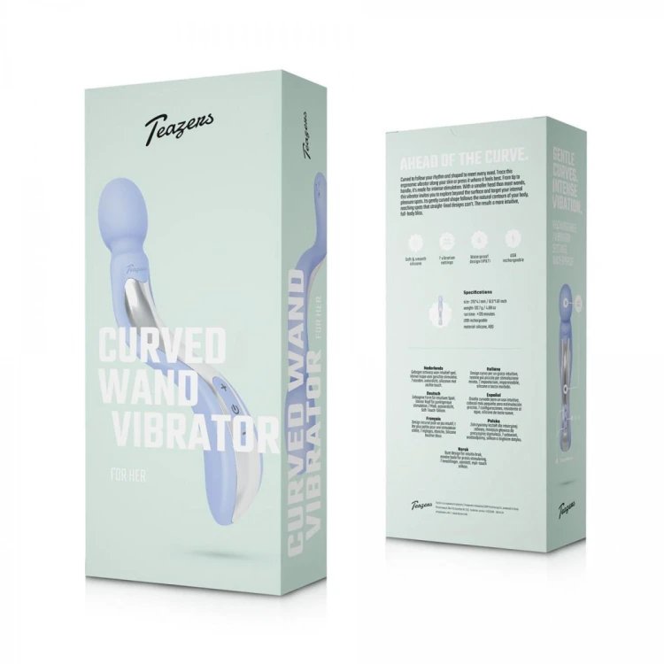 Teazers – Curved Wand Vibrator – Lavender