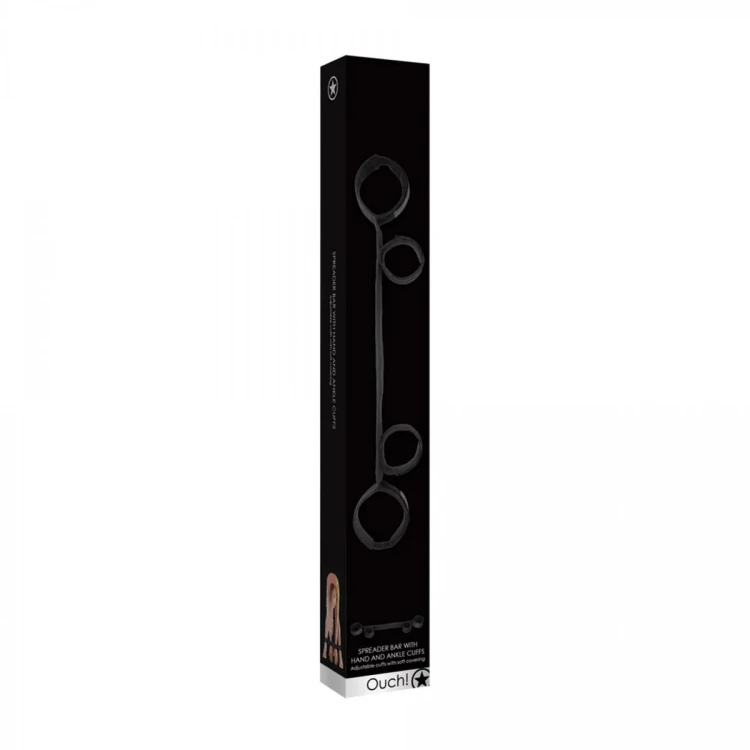 Spreader Bar with Hand and Ankle Cuffs