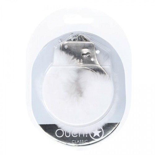 Classic Fluffy Handcuffs - White