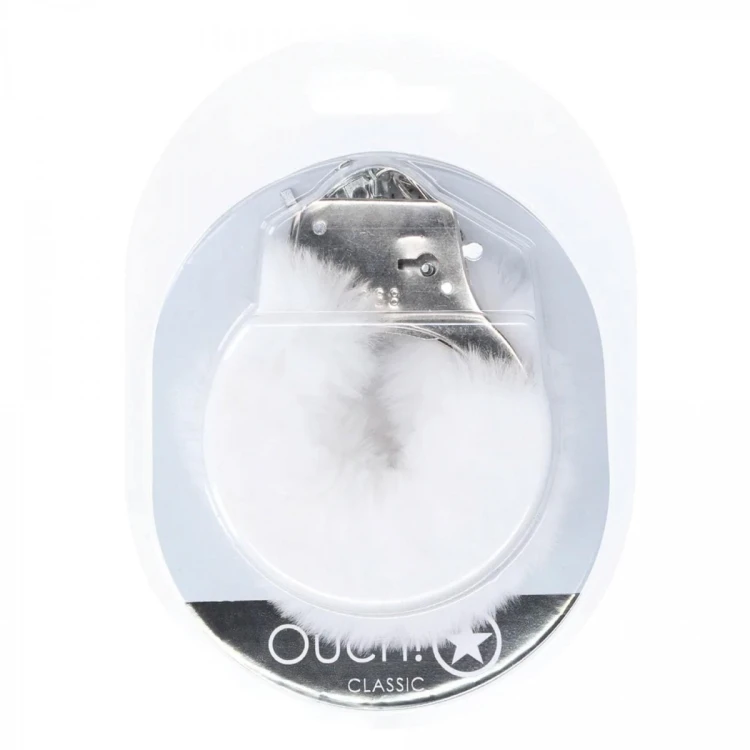 Classic Fluffy Handcuffs - White