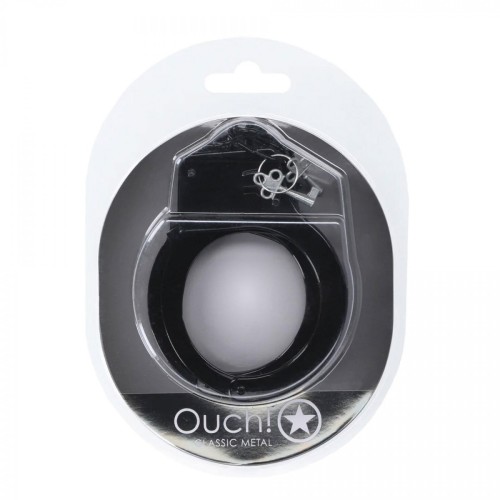 Classic Metal Handcuffs - Black