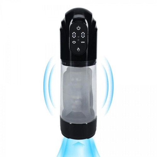 TechnoThrust - Automatic Waterproof Masturbator Pump - Black