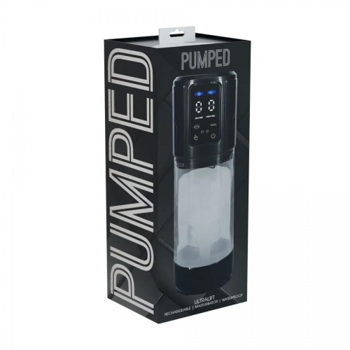 UltraLift - Automatic Waterproof Masturbator Pump - Gun Metal