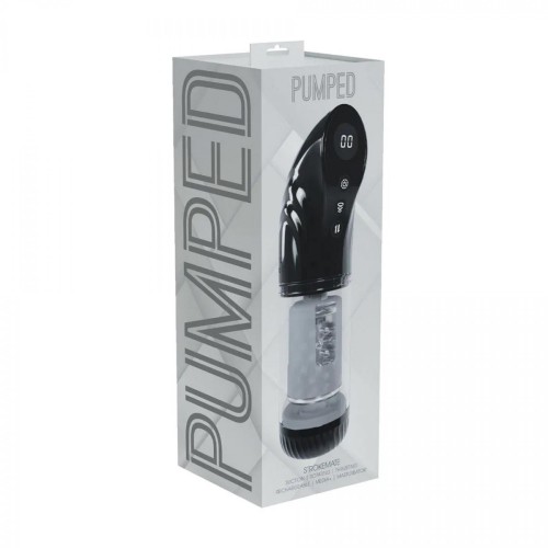 StrokeMate - Suction Rotation and Thrusting Masturbator Pump - Black