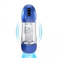 SonicPull - Suction and Vibration Masturbator Pump - Multimedia Enhanced - Metallic Blue