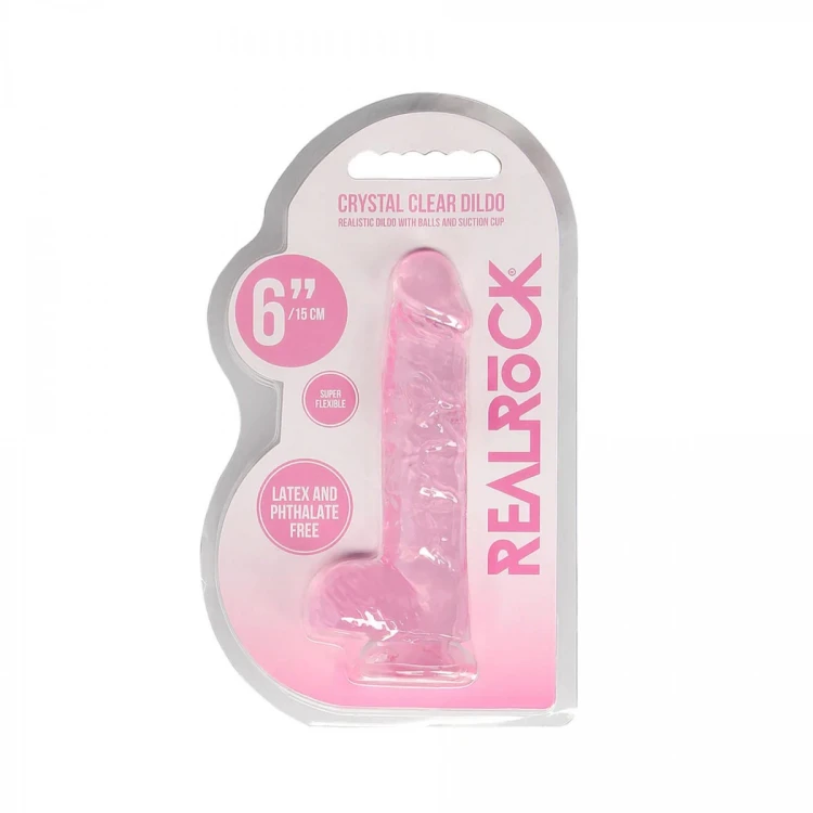 Realistic Dildo with Balls - 15 cm
