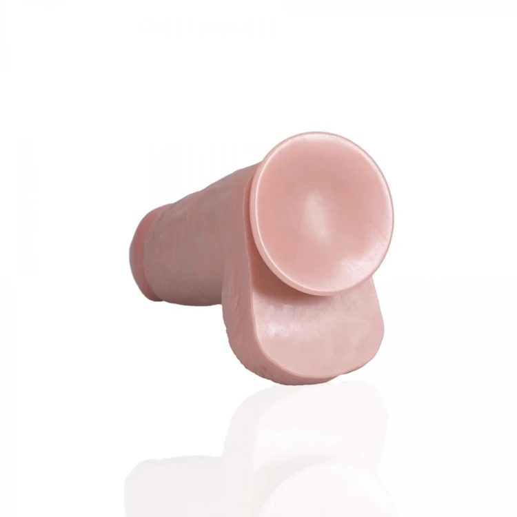 Extra Thick Straight with Balls 20,3 cm - Flesh