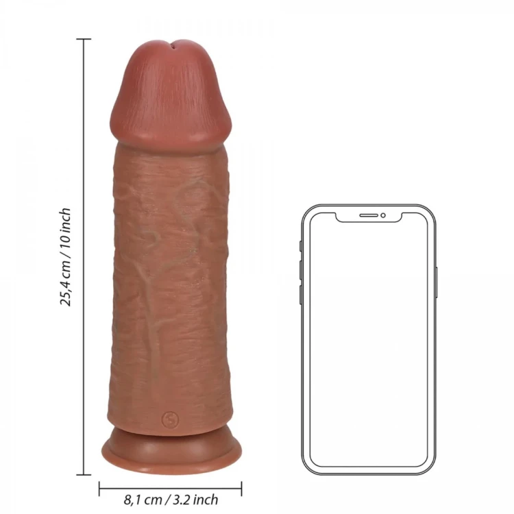 Extra Thick Straight without Balls 25,4 cm - Tan