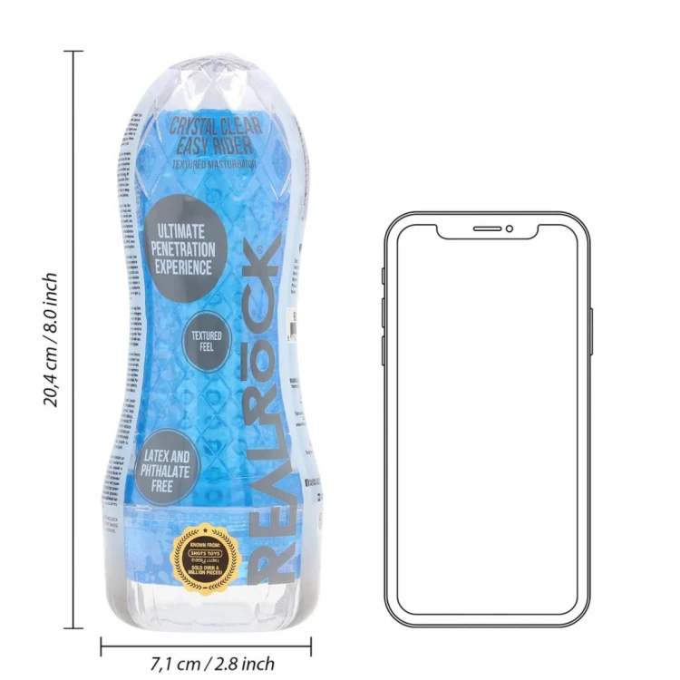 Easy Rider - Textured Masturbator - Blue