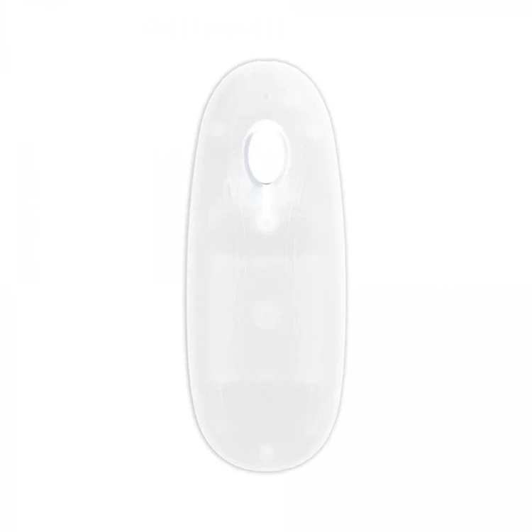 LED Vibrating Straight Cock - 18 cm - Transparent