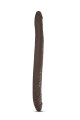 DR. SKIN 16INCH DOUBLE DILDO CHOCOLATE