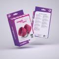TOUGH LOVE VELCRO HANDCUFFS WITH EXTRA 40CM CHAIN CRUSHIOUS PINK