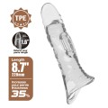 Pretty Love Penis Sleeve 8.7" Extender – Clear