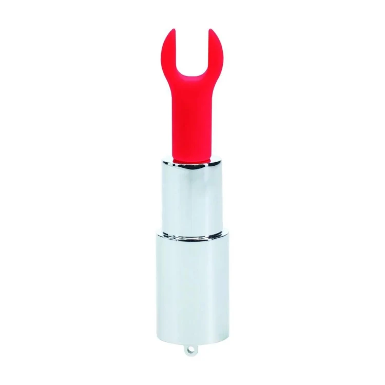 Tiffany - Lipstick Vibrator with 4 Attachments - Blue