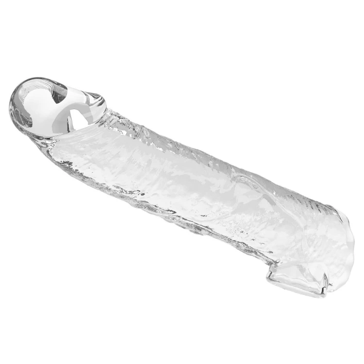 Pretty Love Extension Penis Sleeve with Modular Length Blocks – Clear – 26 cm