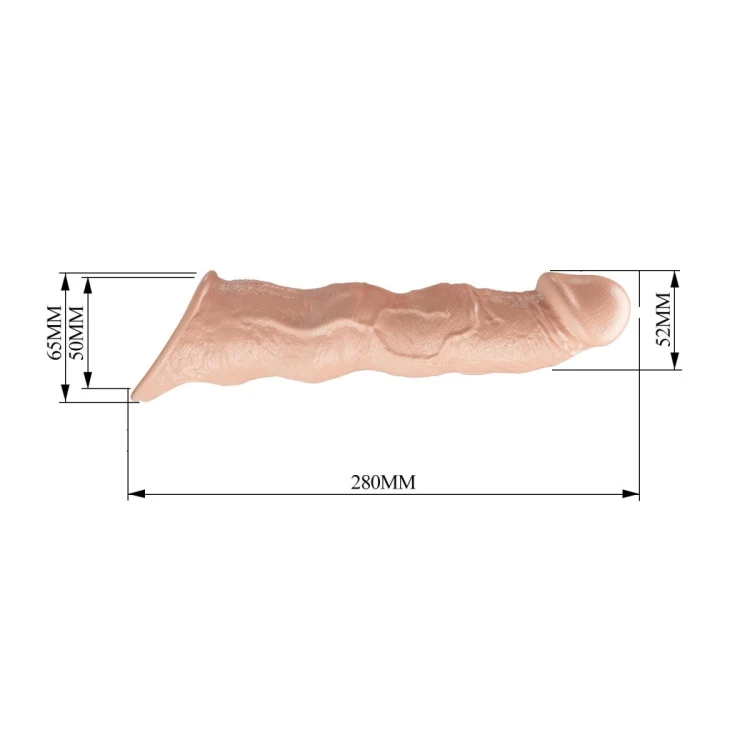 Pretty Love Extension Penis Sleeve with Modular Length Blocks – 28 cm