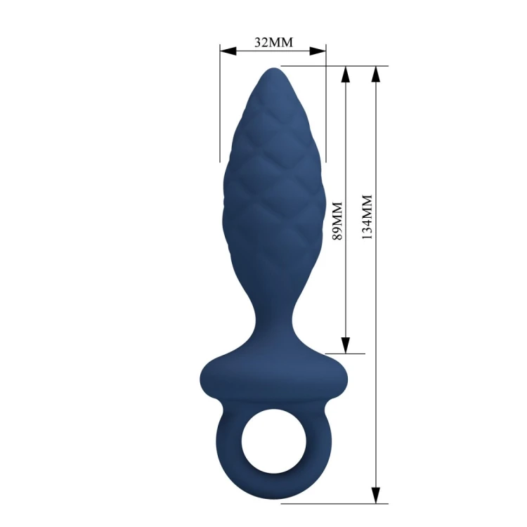 MR. PLAY Butt Plug with Loop – Size M