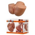 Crazy Bull Briony Realistic Vagina & Anal Masturbator with Vibrations – Brown