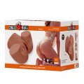 Crazy Bull Briony Realistic Vagina & Anal Masturbator with Vibrations – Brown