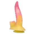 Power Monsters Flamebeast – 22.5 cm Rippled Monster Silicone Dildo