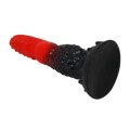 Power Monsters Fire Dragon – 24.5 cm Rippled Monster Silicone Dildo