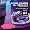 Power Monsters Void Python – 20.5 cm Rippled Monster Silicone Dildo