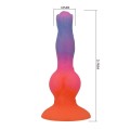 Power Monsters Hercules – 21.5 cm Rippled Monster Silicone Dildo