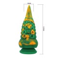 Power Monsters Abyssal Colossus – 22.5 cm Rippled Monster Silicone Dildo