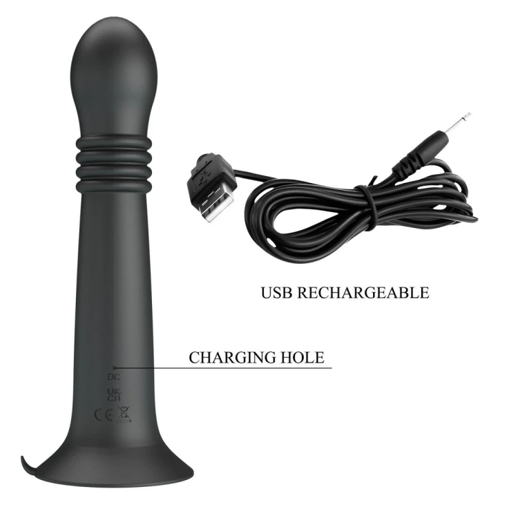 Pretty Love Stellan Thrusting & Rotating Wand Massager – 23 cm