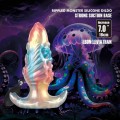 Power Monsters Ebon Leviathan – 18 cm Rippled Monster Silicone Dildo