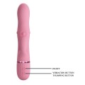 Pretty Love Zach Four-Sided Thumping Rabbit Vibrator – Pink