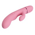 Pretty Love Zach Four-Sided Thumping Rabbit Vibrator – Pink