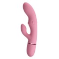 Pretty Love Zach Four-Sided Thumping Rabbit Vibrator – Pink