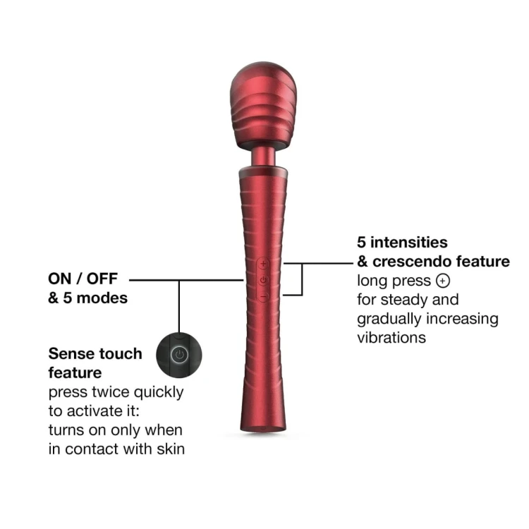 MAN.WAND EDGY VELVET RED