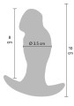 Realistic Buttplug Liquid Silicone 10 cm