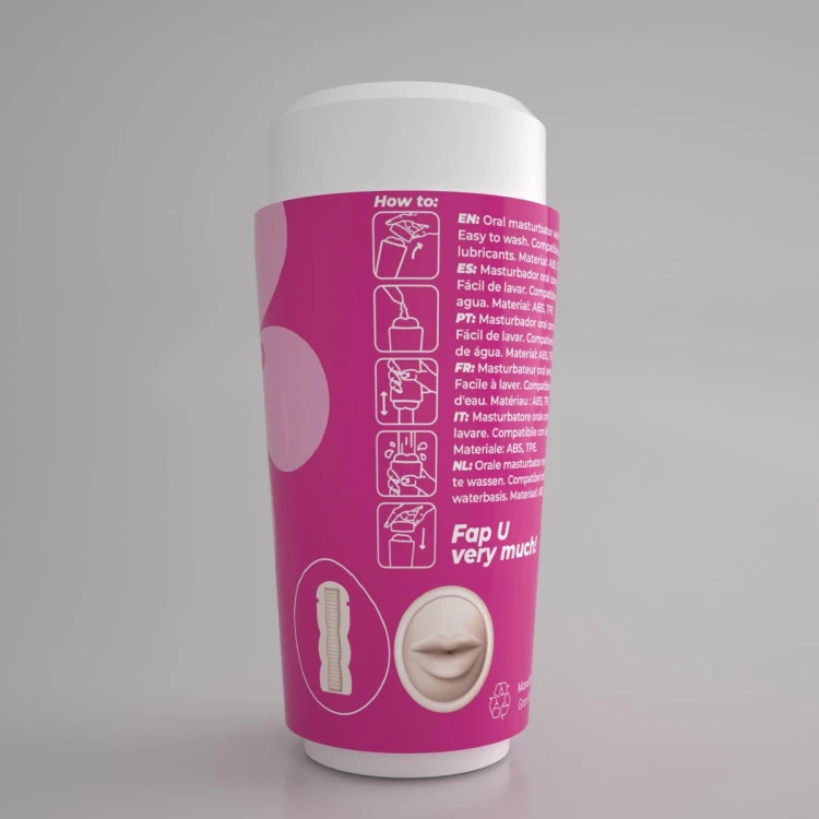 CRUSHIOUS FAPPUCINO SWEET KISS PORTABLE ORAL MASTURBATOR