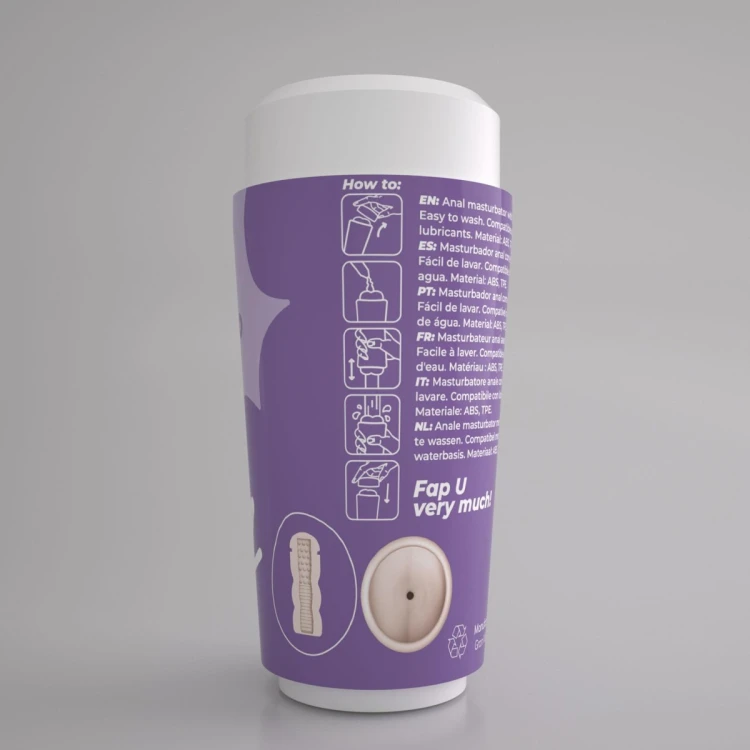 CRUSHIOUS FAPPUCINO HOT BUNS PORTABLE ANAL MASTURBATOR