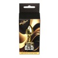 MyLove Toys - Jewellery Gold  Heart PLUG- Clear