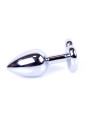 MyLove Toys - Jewellery Silver  Heart PLUG- Rose