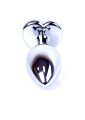 MyLove Toys - Jewellery Silver  Heart PLUG- Red