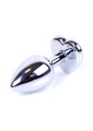 MyLove Toys - Jewellery Silver  Heart PLUG- Red