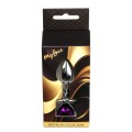 MyLove Toys - Jewellery Silver  Heart PLUG- Purple