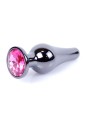 MyLove Toys - Jewellery Dark Silver BUTT PLUG- Pink