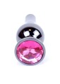 MyLove Toys - Jewellery Dark Silver BUTT PLUG- Pink