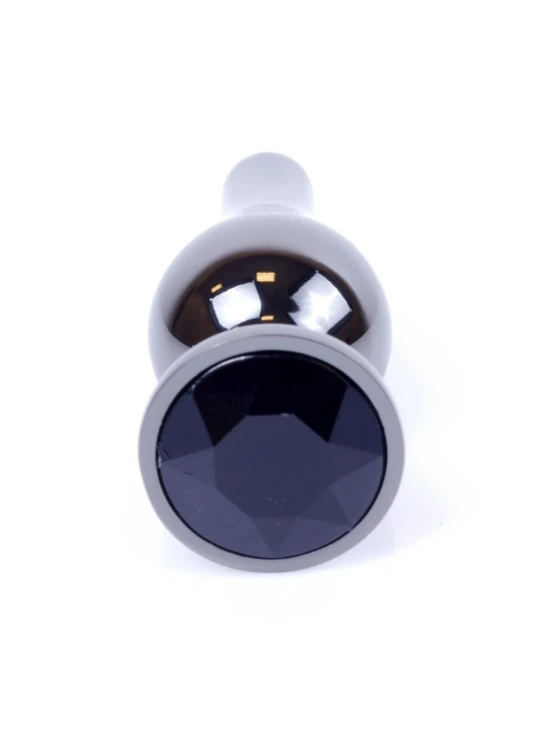 MyLove Toys - Jewellery Dark Silver BUTT PLUG- Black