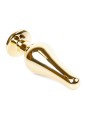 MyLove Toys - Jewellery Gold BUTT PLUG- Light Blue